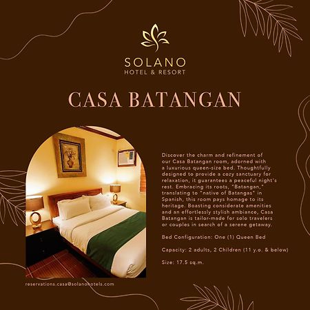 Solano Hotel & Resort At Casa Ysabel Lipa City Kültér fotó